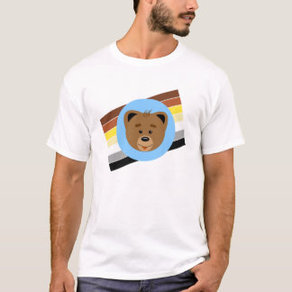 Björnunge och flagga t shirt
