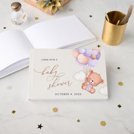 Björnunge, Söt Björn, Lila Ballonger, Barnkalas Gästböcker