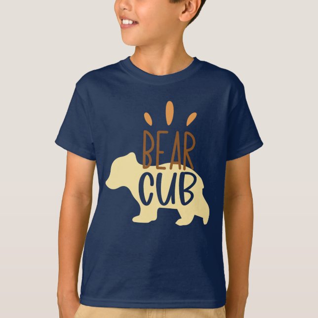 Björnunge-typografi T Shirt (Framsida)