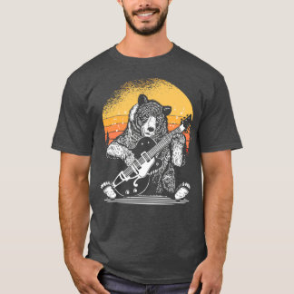 Björnuppel Guitar Grizzly Bear 1 T Shirt