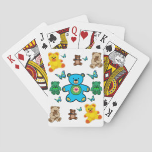 Björnuppspelningskortfack Casinokort