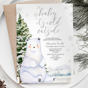 Björsartiklar i Snöflingor Träd Babykläder Inbjudningar