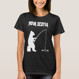 Björsfiske efter Nova Scotia Fishman angler T Shirt