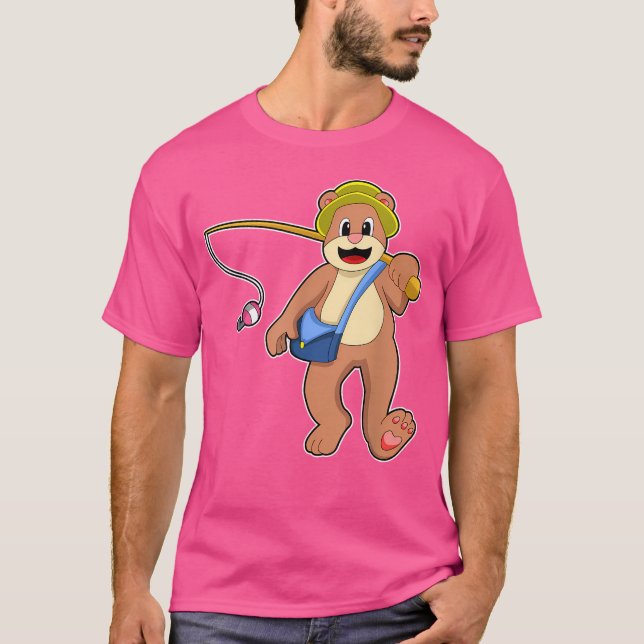 Björsfiske Rod Fishing T Shirt (Framsida)