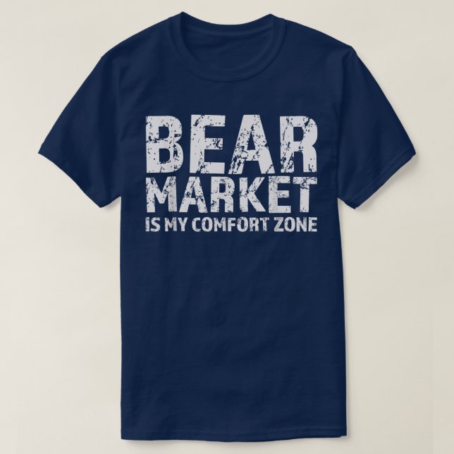 Björsmarknaden är min zona dagshandel lagrar m t shirt (Design framsida)