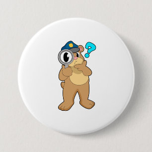 Björspolis Förstoringsglas Knapp