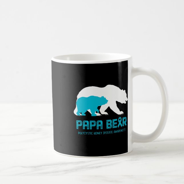 Björsstöd Polycystic Kidney Disease Awareness Kaffemugg (Höger)