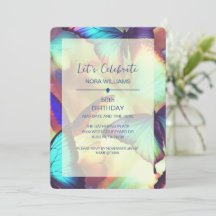 Bjud av fjäril på födelsedagen