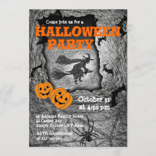 Bjud av inbjudan från Halloween fest