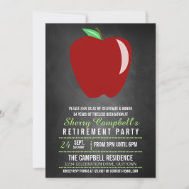Bjud från Pension-partiet Big Apple Teacher Inbjudningar