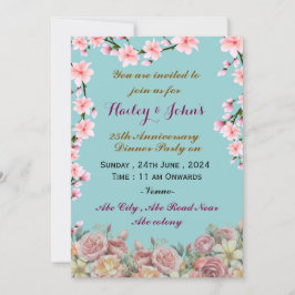 Bjud i bröllop på årsdagen inbjudningar