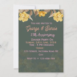 Bjud i bröllop på årsdagen inbjudningar
