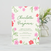 Bjud i Cute & Bright Blommigt Garden Wedding