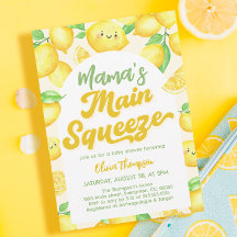 Bjud i Mamma Main Squeeze Lemon Baby Shower
