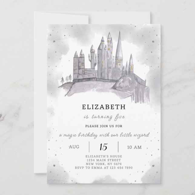 Bjud i skolfödelsedag inbjudningar (Framsida)