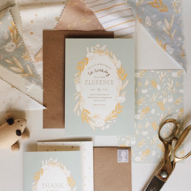 Bjud i Woodland Fairytale Baby Shower Inbjudningar (Skapare uppladdad)