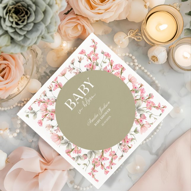 Bjud in babyblåsare för Sage Grönt Baby Pappersservett (Skapare uppladdad)