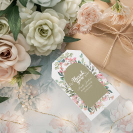 Bjud in babyblåsare för Sage Grönt Baby Presentetikett