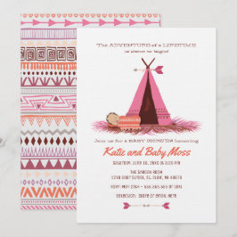 Bjud in babyn {Boho Chic} Inbjudningar