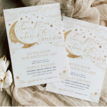 Bjud in babyskare för Lilla stjärna-Neutralt med s