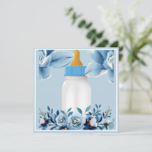 Bjud in babyskor - Baby Flaska-blommor