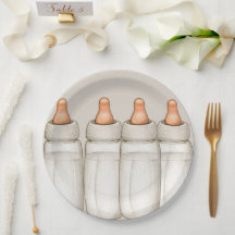 Bjud in babyskor - Baby Flaska Luncheon