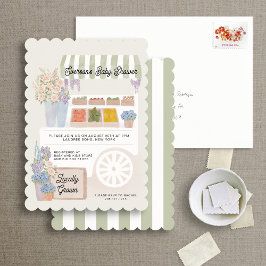 Bjud in babyskor för lokalt odlade konsthögar inbjudningar