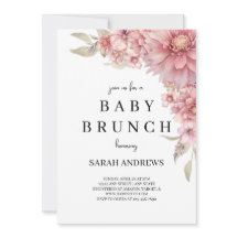 Bjud in babyskor, inbjudan till Baby Brunch