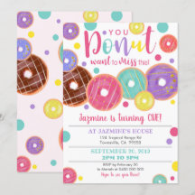 Bjud in den första födelsedagsinbjudan, missa den