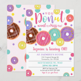 Bjud in den första födelsedagsinbjudan, missa den  inbjudningar