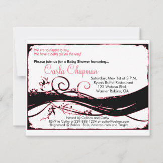 Bjud in för flicka inbjudningar