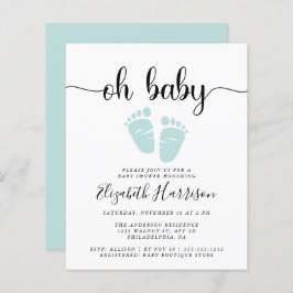 Bjud in Grönt för Baby Mint- för budget