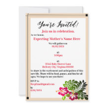 Bjud in Hibiscus Flowers