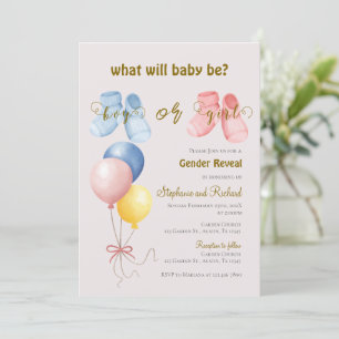 Bjud in inbjudan till Gender Reveal