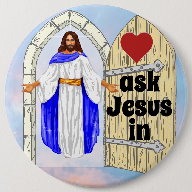 bjud in Jesus Knapp (Framsida)