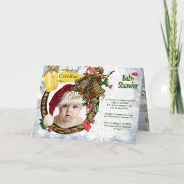 Bjud in jul-babyskor inbjudan