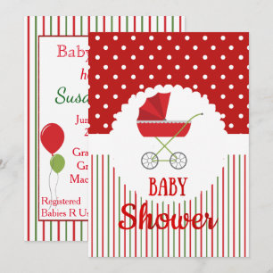 Bjud in jul-babyskor inbjudningar
