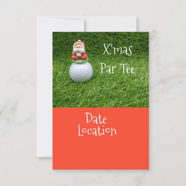 Bjud in julfest med Jultomten Inbjudningar (Framsida)