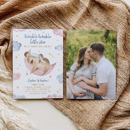 Bjud in Lilla stjärna-Gender Inbjudningar