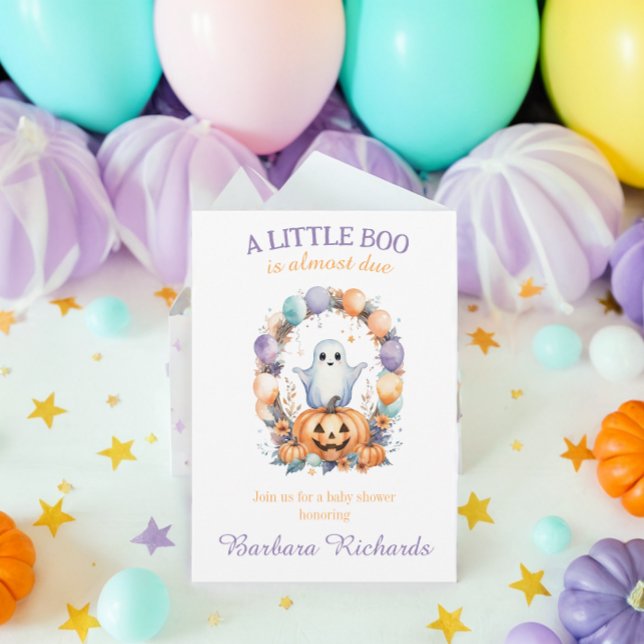 Bjud in med Spooky Cute Baby Shower Inbjudningar (Skapare uppladdad)
