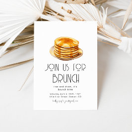 Bjud in oss till brunchfest inbjudan mall