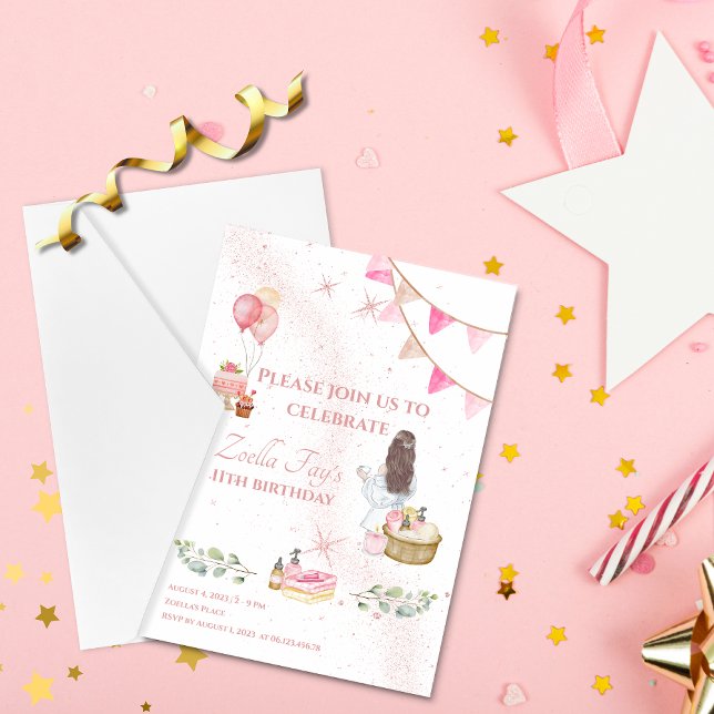 Bjud in på födelsedag (Birthday Invitation Cakes & Cupcakes)