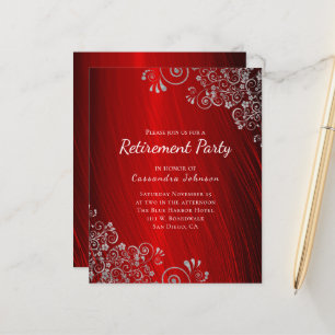 Bjud in Pension Party Ruby Red