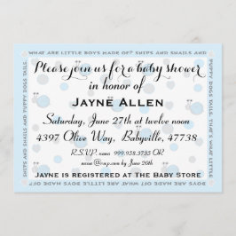 Bjud in skjortor "Snips and Snigel" Inbjudningar