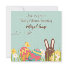 Bjud in slump och Påskägg Baby Shower