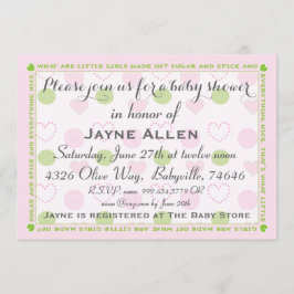 Bjud in "Socker and Spice" Inbjudningar