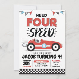 Bjud in Tävling med fyra hastigheter - Bjud på dag Inbjudningar