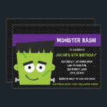 Bjud in till taloky Friend Halloween Birthday Inbjudningar<br><div class="desc">Frankenstein bjuder in perfekt till en Halloween-födelsedagsinbjudan. Matchande objekt tillgängliga vid anteckningsbara utskrifter</div>