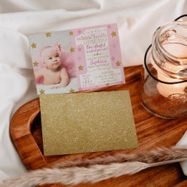 Bjud in Twinkle Little Star Birthday-inbjudan Inbjudningar