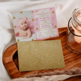 Bjud in Twinkle Little Star Birthday-inbjudan Inbjudningar
